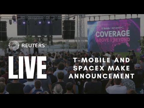 Live: Elon Musk, T Mobile Ceo Mike Sievert Make An Announcement