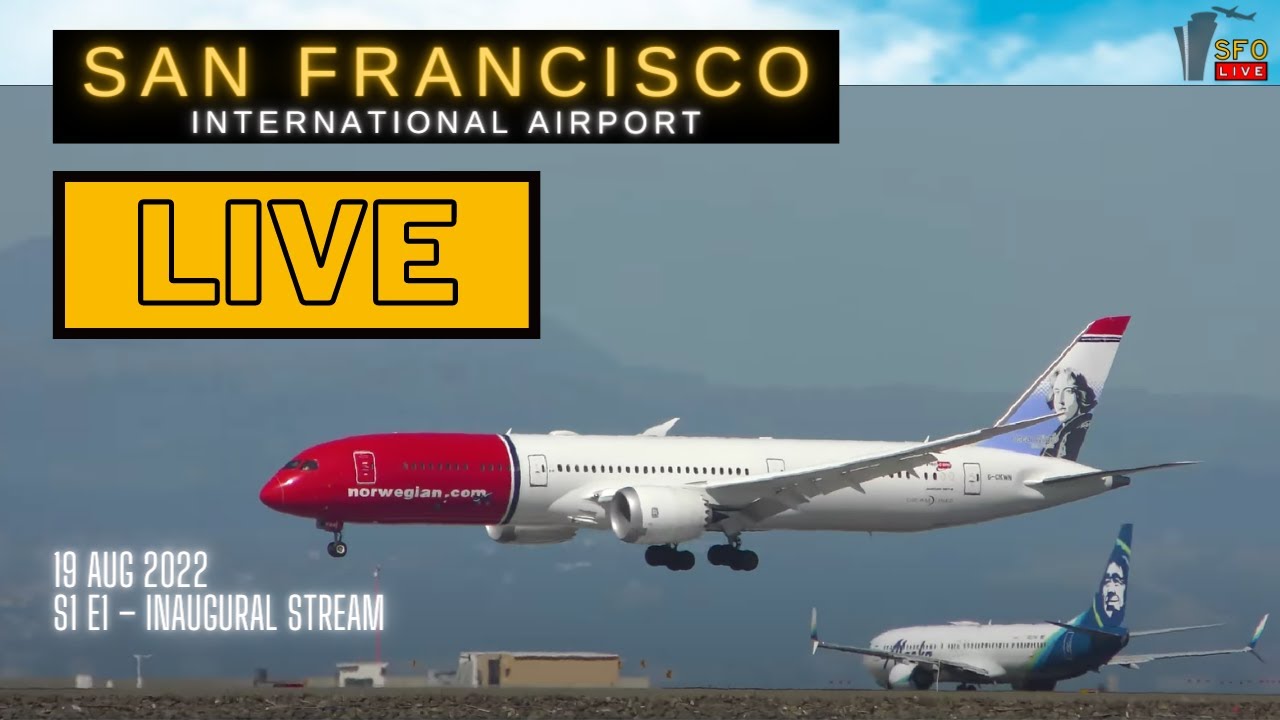 🔴live San Francisco (sfo) Airport Plane Spotting | Live Plane Spotting