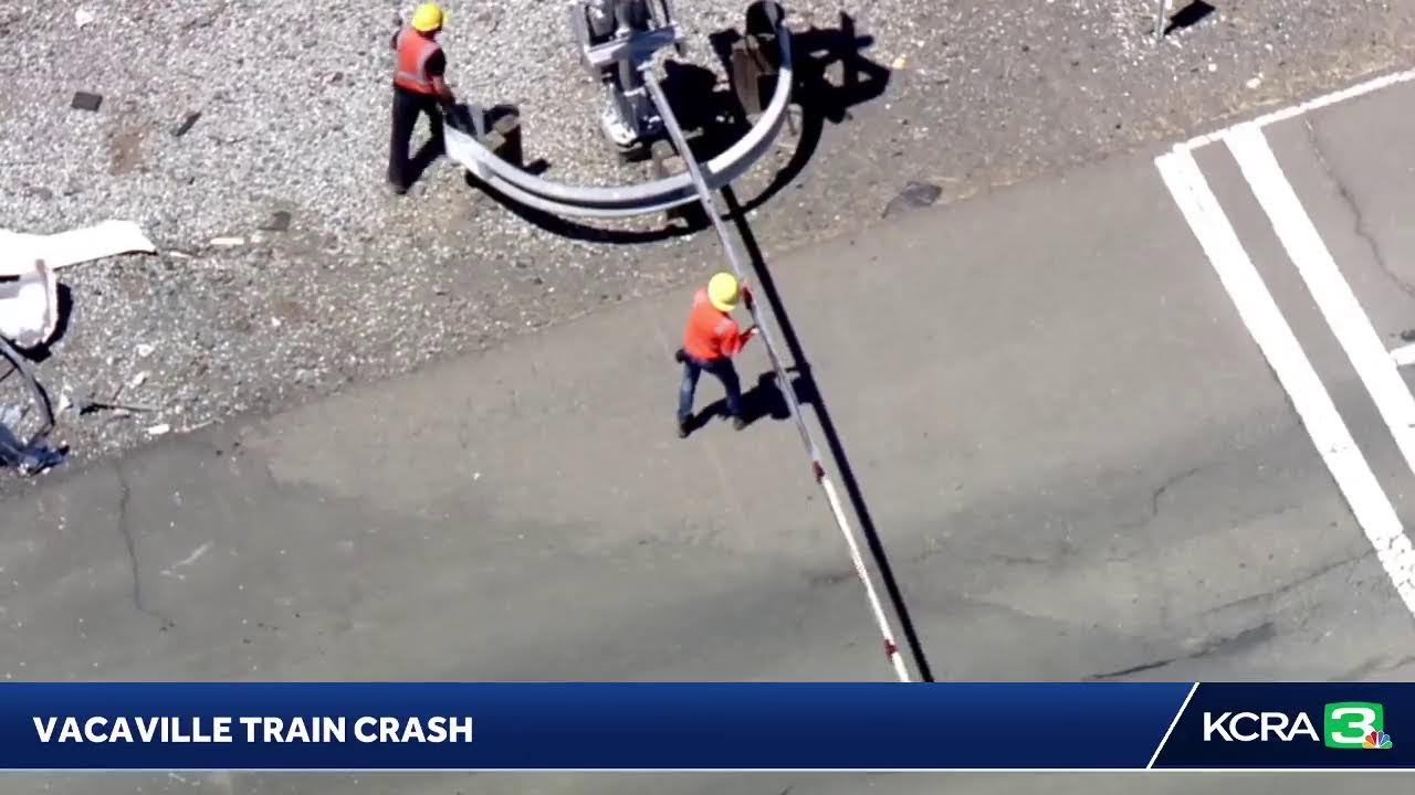 Livecopter 3 Is Over A Train Crash In Vacaville.