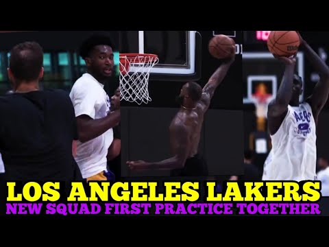 Los Angeles Angeles Lakers New Squad 1st Practice Together For Nba 2022 2023 Season | Lakers Updates