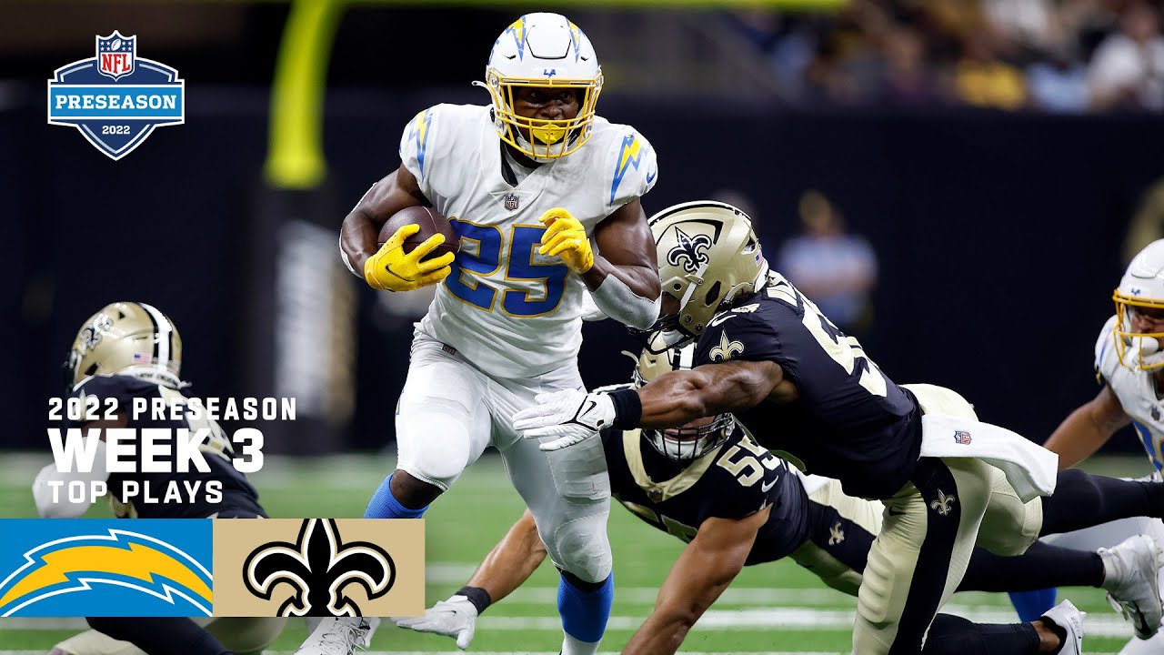 Los Angeles Chargers Top Plays Vs. New Orleans Saints | Nfl 2022 Preseason Week 3