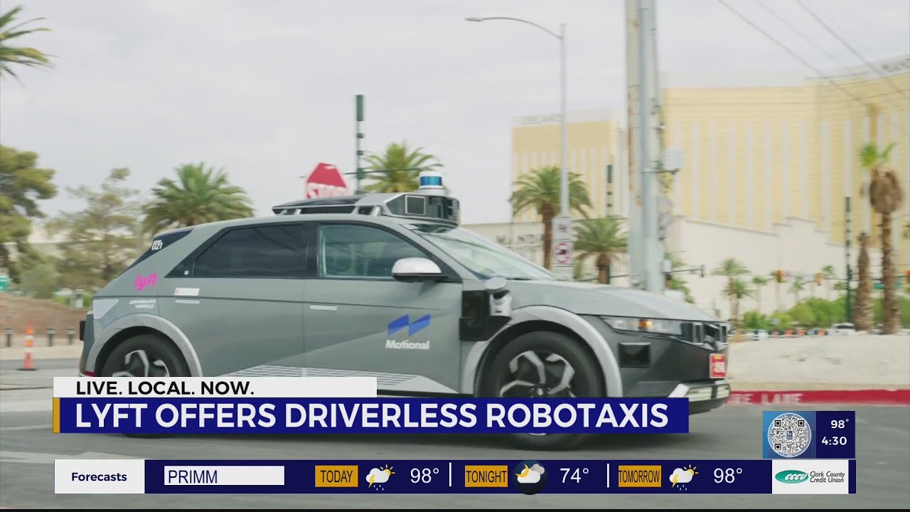 Lyft Offering Driverless Robotaxis On The Las Vegas Strip