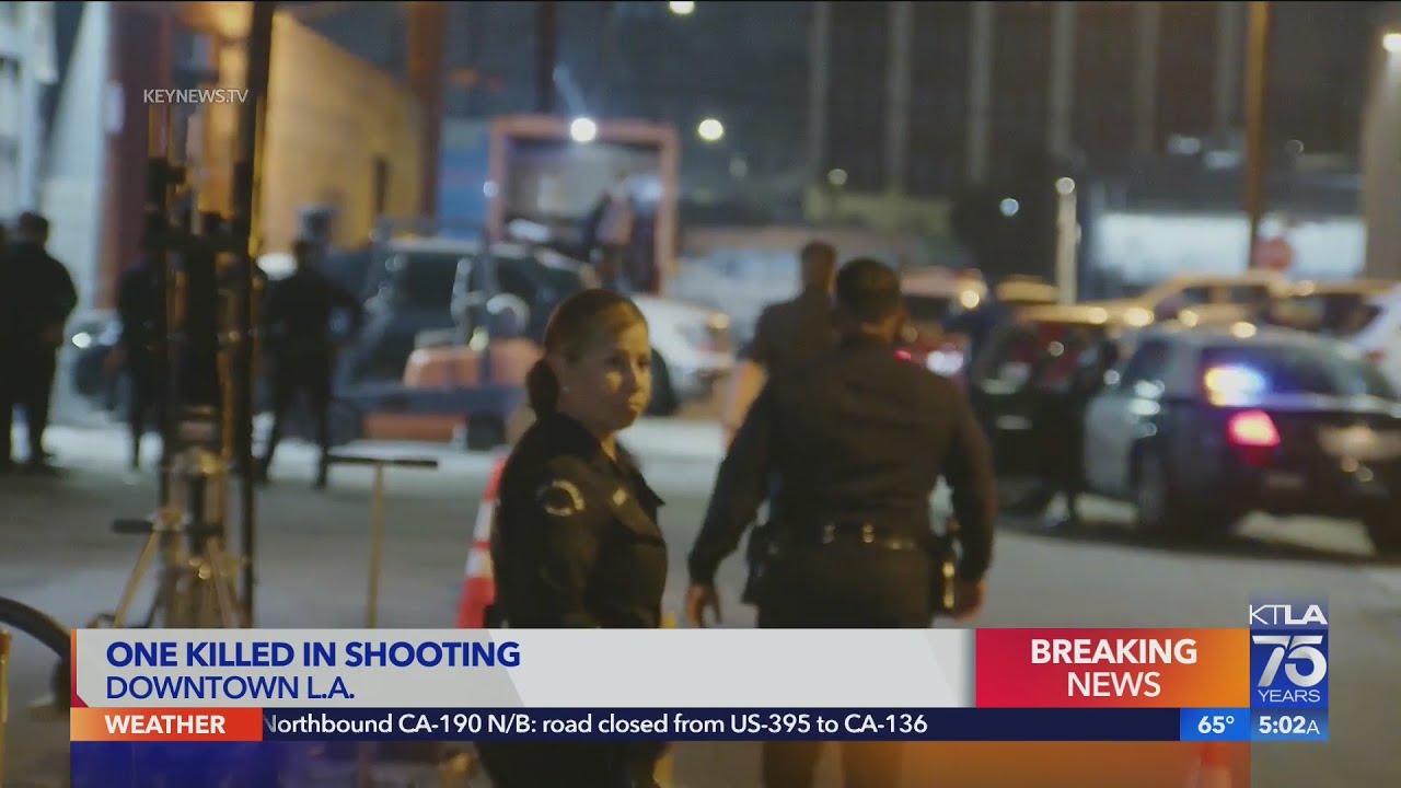 Man Shot To Death Near Downtown L.a. Movie Set