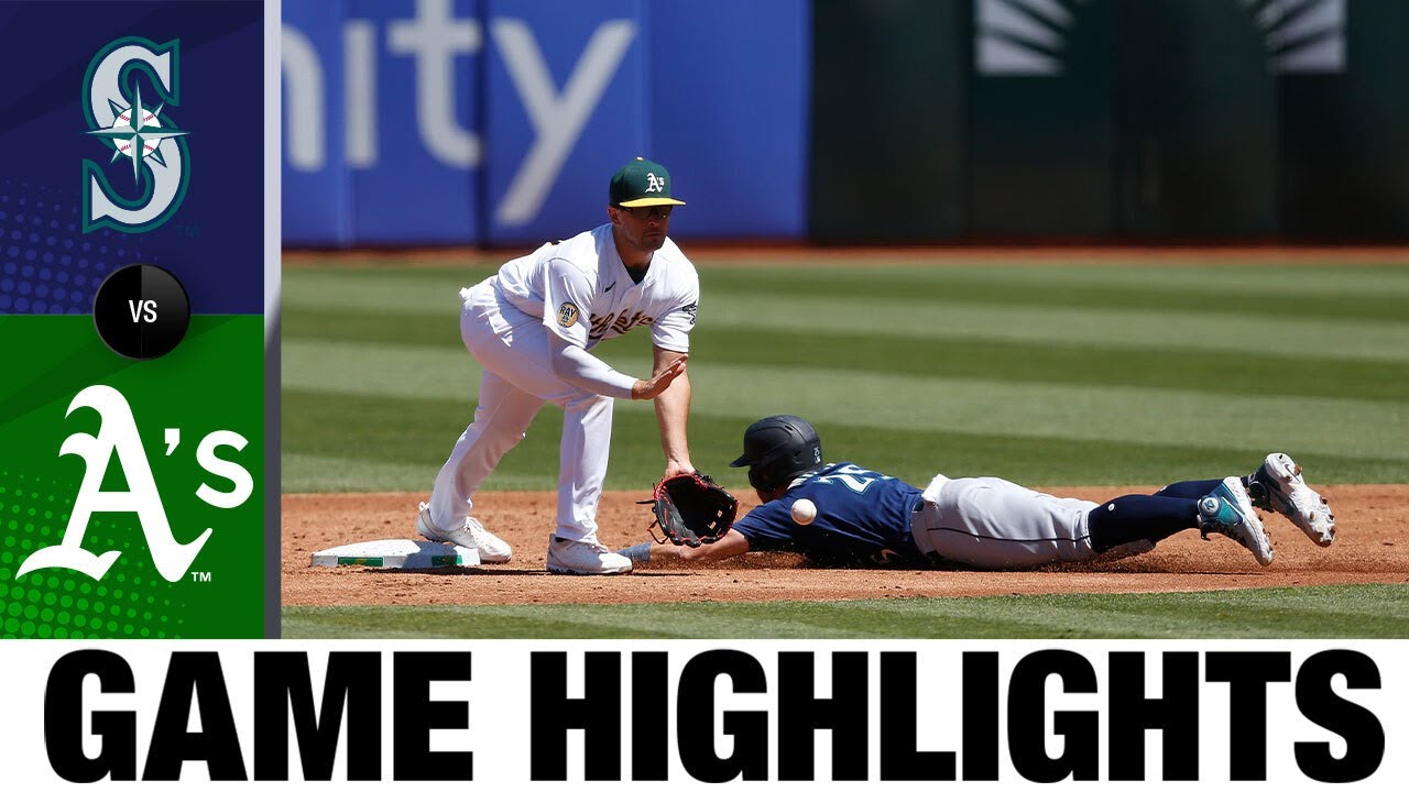 Mariners Vs. A’s Game Highlights (8/21/22) | Mlb Highlights