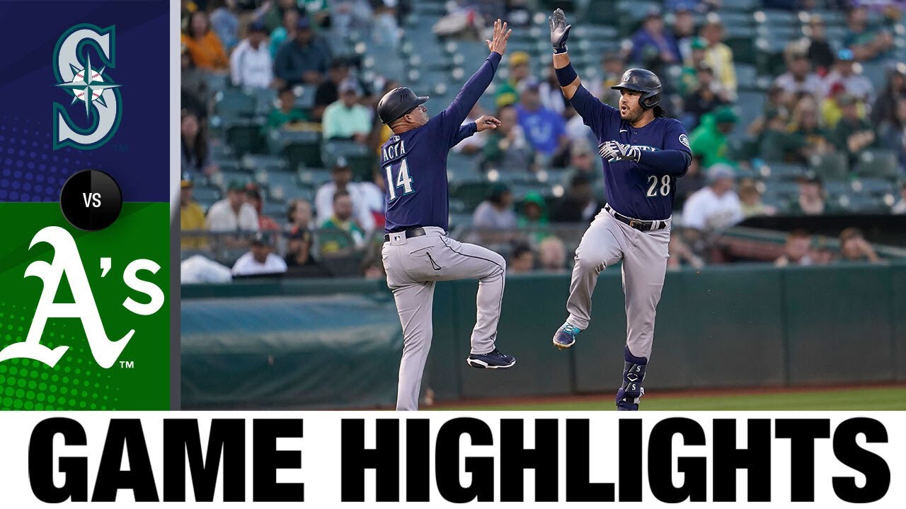 Mariners Vs. A’s Game Highlights(8/19/22) | Mlb Highlights