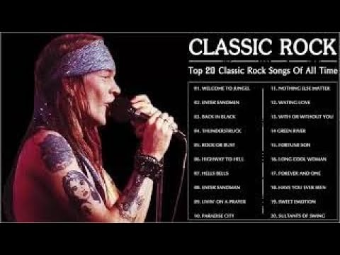 Metallica, Acdc, Nirvana, Ccr, Aerosmith, Scorpions, U2 – Best Classic Rock 80s 90s