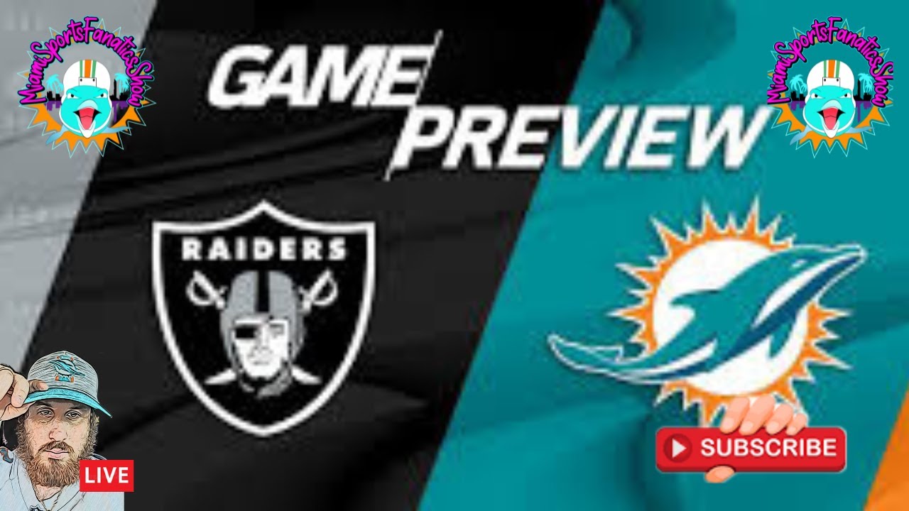 🚨 Miami Dolphins News Update On Primetime 🚨 Las Vegas Raiders Preseason Preview & Injury Report