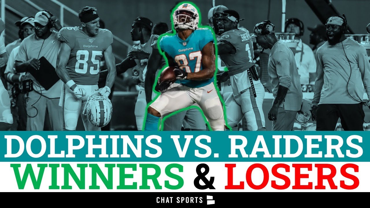 Miami Dolphins Winners & Losers Vs. Raiders Ft. Skylar Thompson, Erik Ezukanma, Jason Sanders