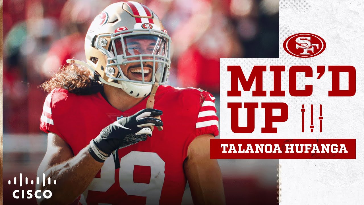 Mic’d Up: Hufanga Celebrates The Team’s First Preseason Win | 49ers