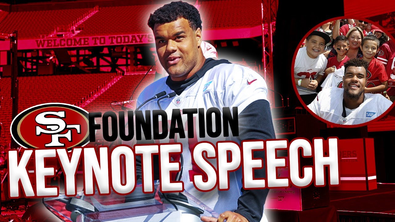 My Keynote Speech For The 49ers Foundation | Arik Armstead