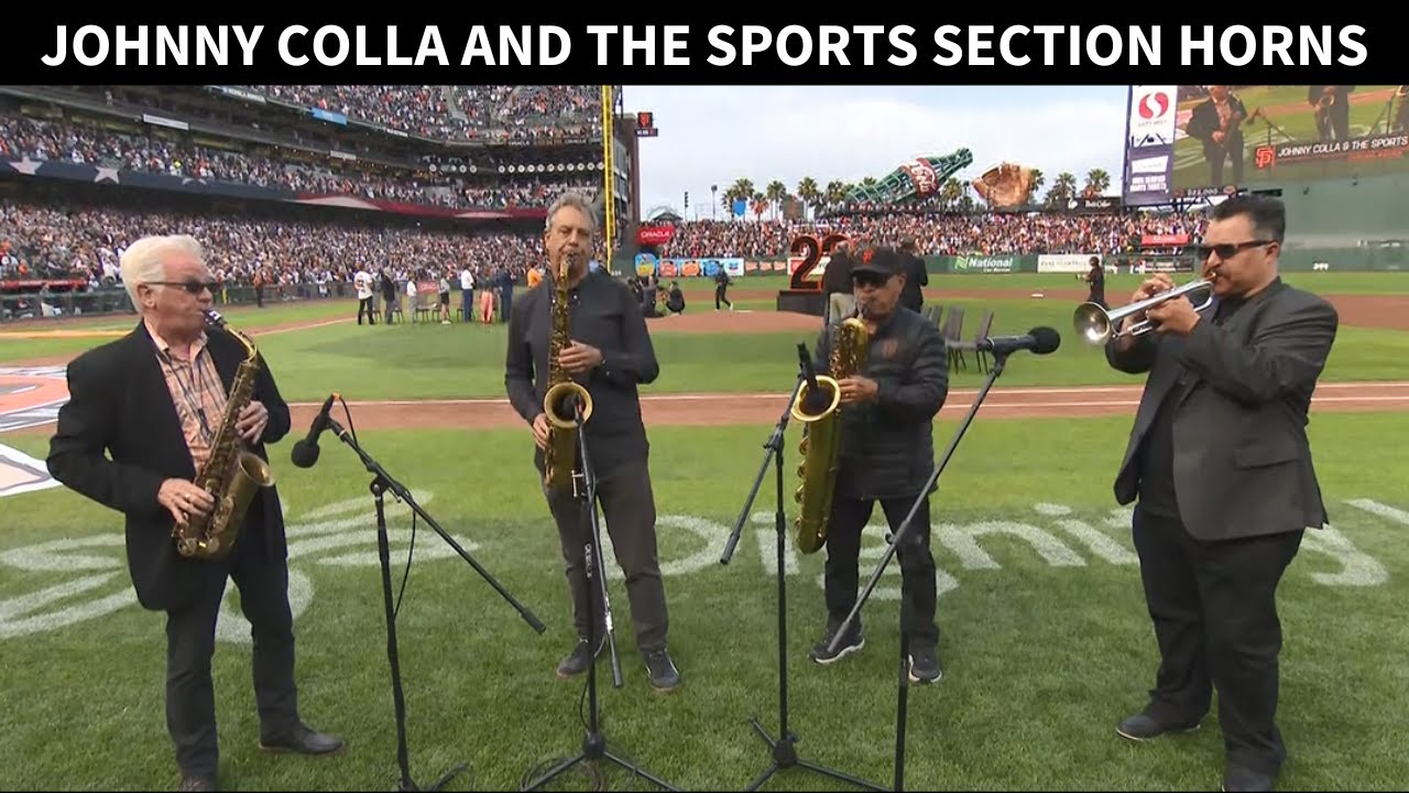 National Anthem At San Francisco Giants Game