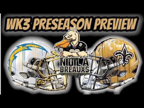 New Orleans Saints Vs Los Angeles Chargers Preview Show And Lastest News⚜️