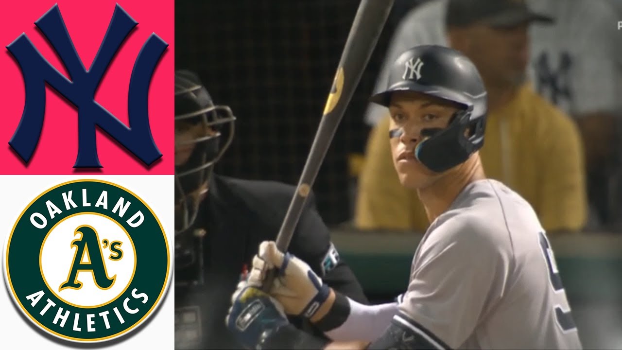 New York Yankees Vs Oakland Athletics 08/26/2022 Game 9 Highlights | Mlb Highlights Season 2022