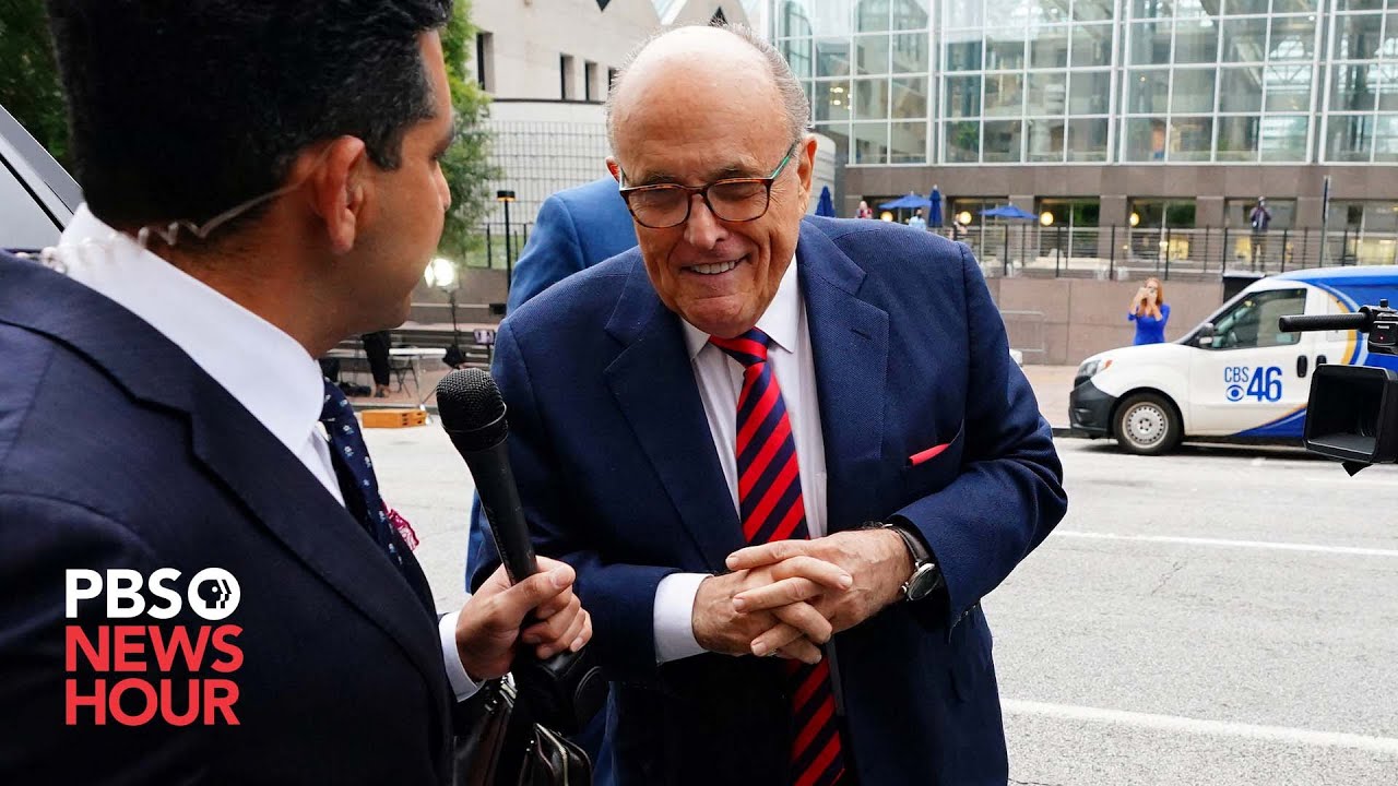 News Wrap: Rudy Giuliani Appears Before Georgia Grand Jury In 2020 Election Probe