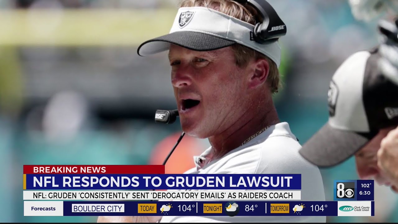 Nfl Attorneys: Jon Gruden ‘consistently’ Sent ‘derogatory Emails’ As Las Vegas Raiders Head Coach