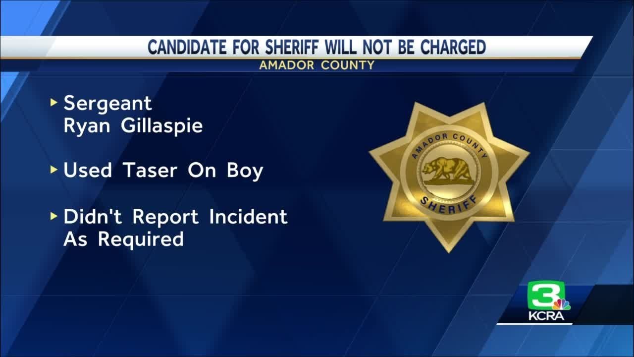 No Criminal Charges For Amador Sheriff’s Candidate Who Failed To Report Injuring Boy With Taser