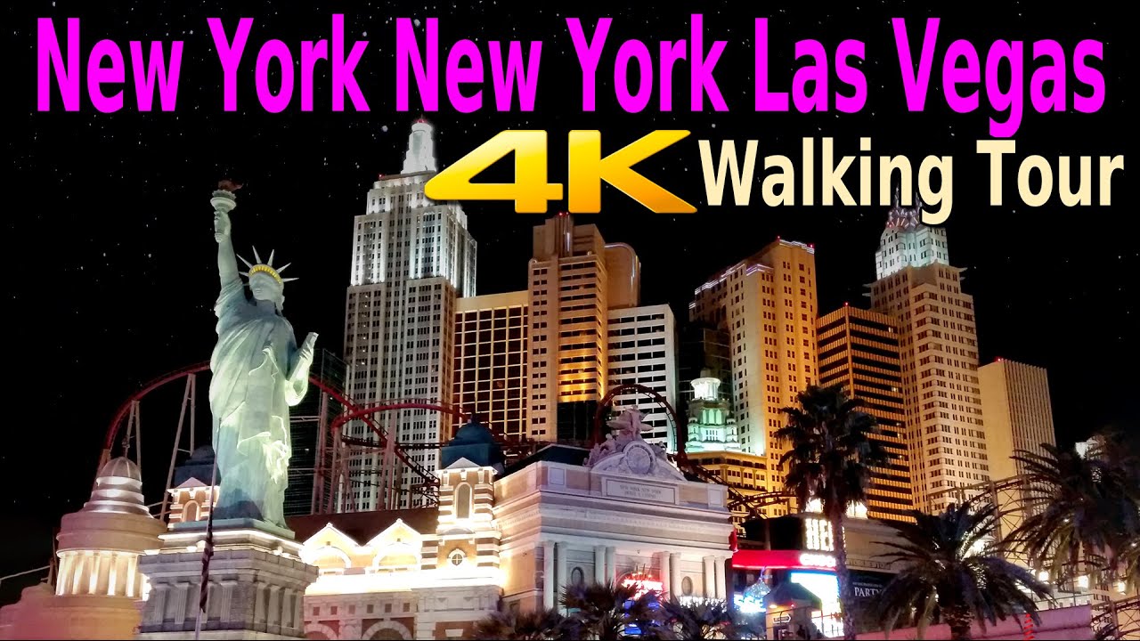 Nyny Las Vegas Walking Tour In 4k