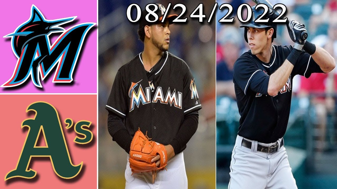 Oakland Athletics Vs Miami Marlins 8/24/2022 Mlbhighlight | Mlb Highlight August 24 2022