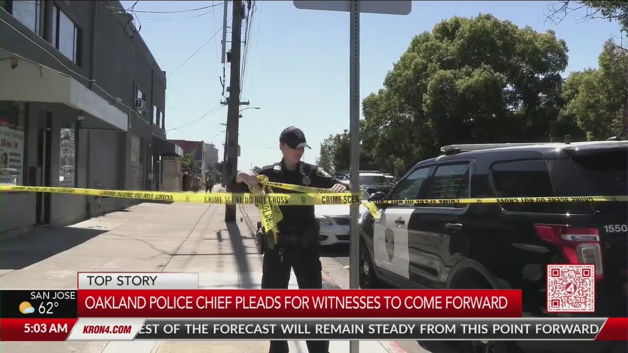 Oakland Police Chief Pleads For Shooting Witnesses To Come Forward