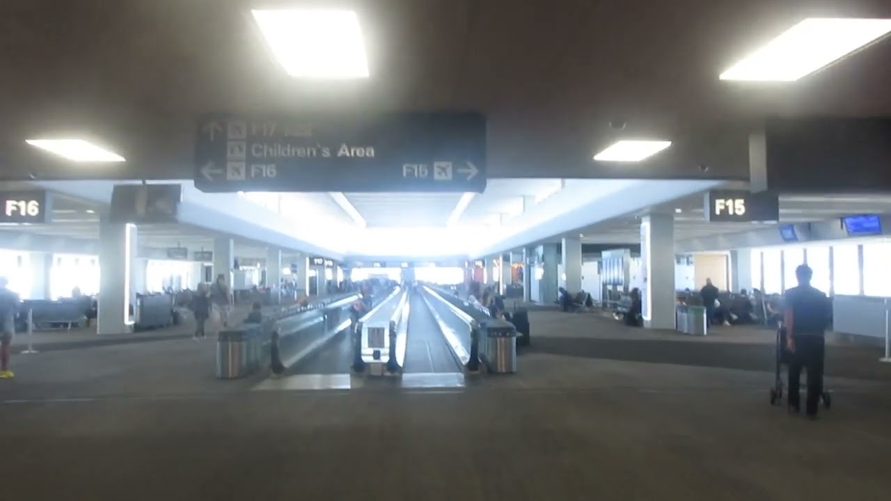 Otis Moving Walkways To/near Gates F11 F22 At San Francisco International Airport – San Francisco Ca