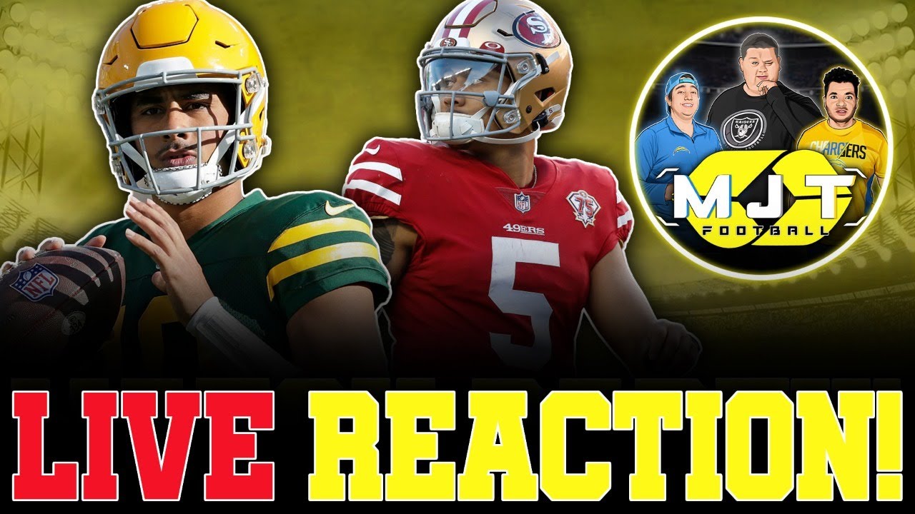 Packers Vs 49ers Live Reaction! Trey Lance Szn About To Be… Plus Jordan Love, Nfl News & More!