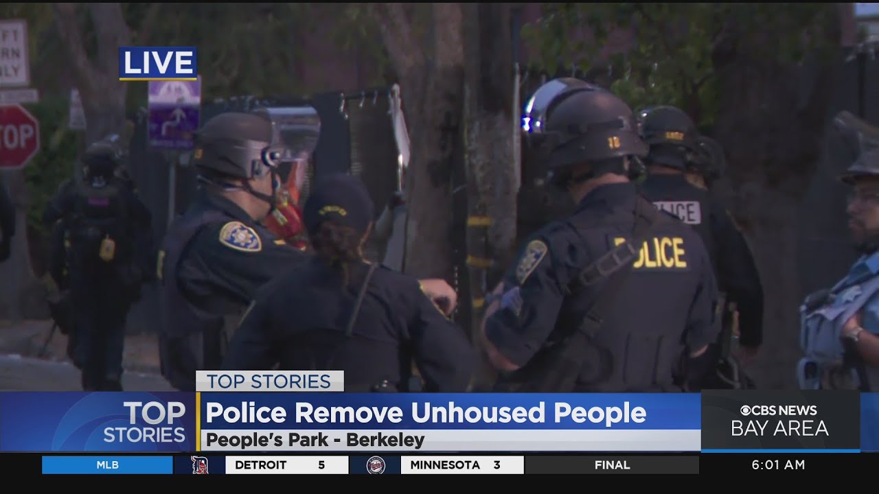 People’s Park: Police And City Crews Remove Homeless And Housing Advocates From Berkeley’s People Pa