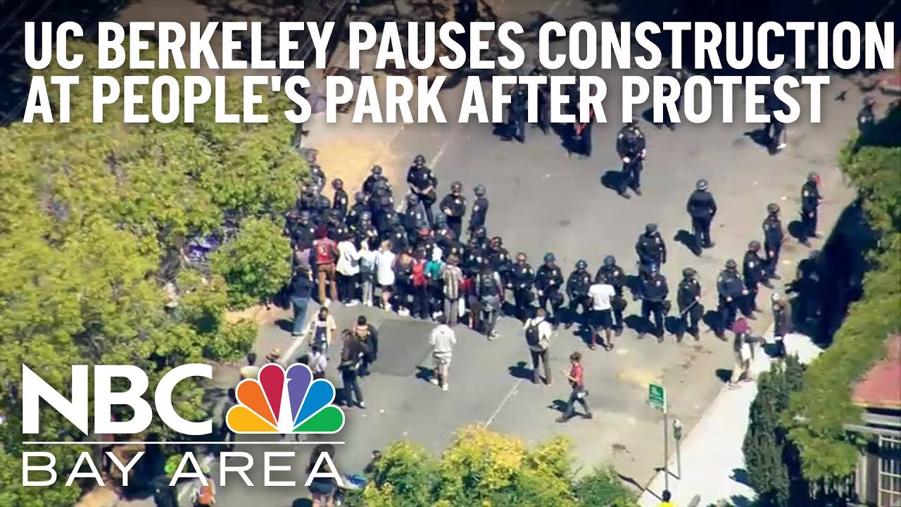 Police And Activists Clash In Protest Against Construction At Berkeley’s People’s Park