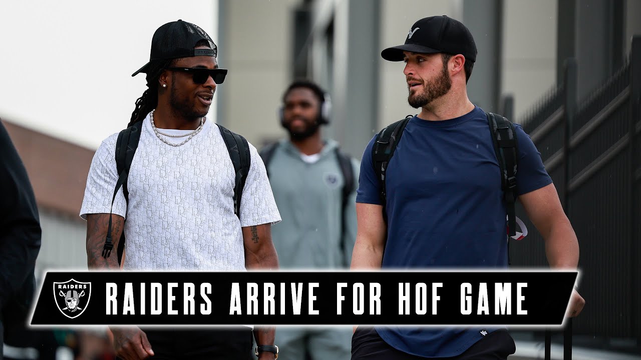 Preseason Starts Now | Raiders Arrive For Hall Of Fame Game | Nfl