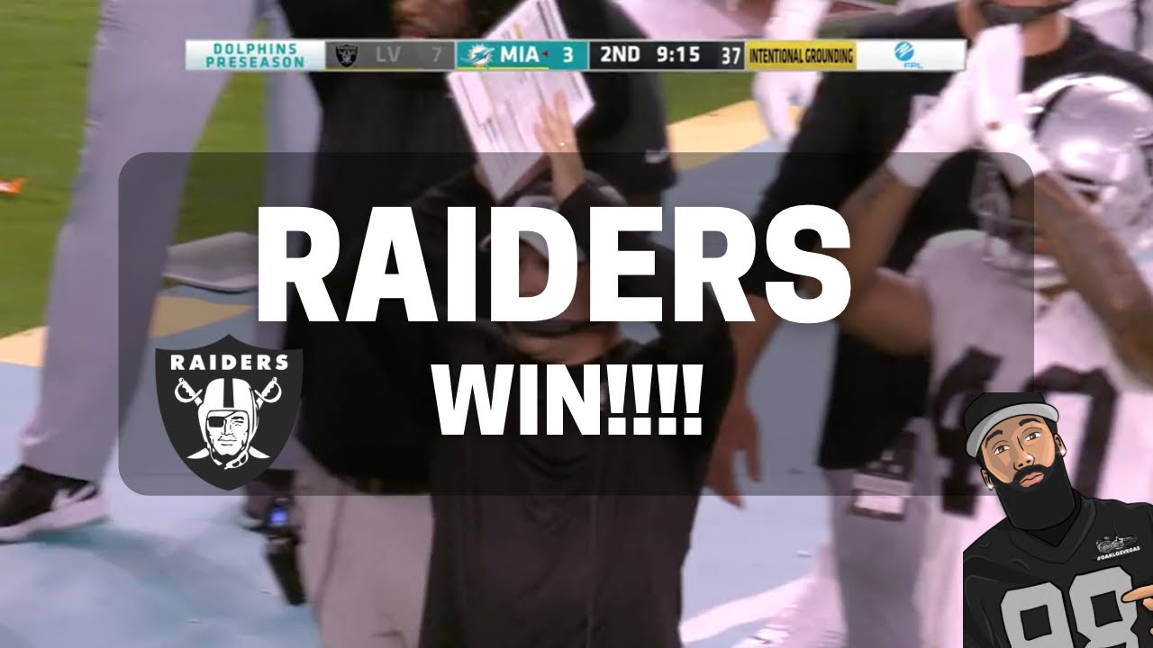 #raiders | Big Win! Raiders 3 0 In Preseason 🏴‍☠️ | Leave The Brady Talk Alone 🙄 |