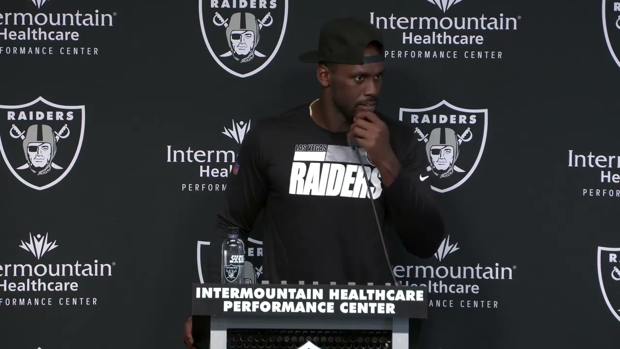 Raiders Dl Chandler Jones Talks To Media About Workouts With Patriots – Aug 24, 2022