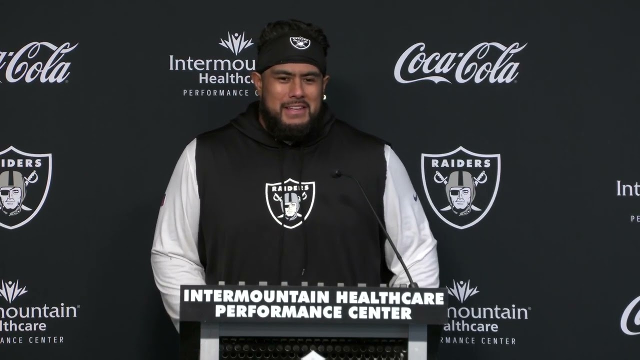 Raiders Dl Kyle Peko Talks To Media, Training Camp 2022 – Aug 12, 2022