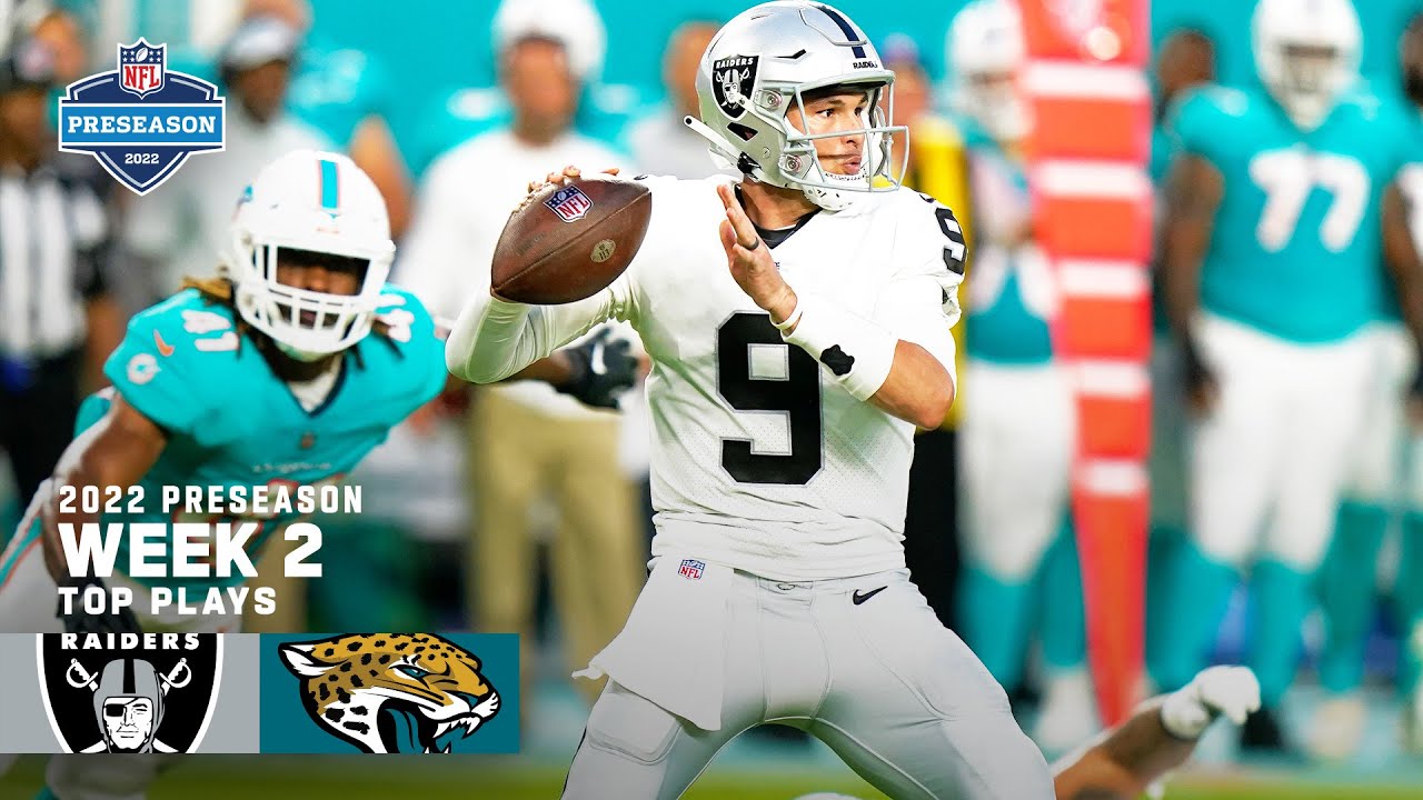 Raiders Move To 3 0 In The Preseason! Top Plays Vs. Miami Dolphins | 2022 Preseason Week 2 | Nfl