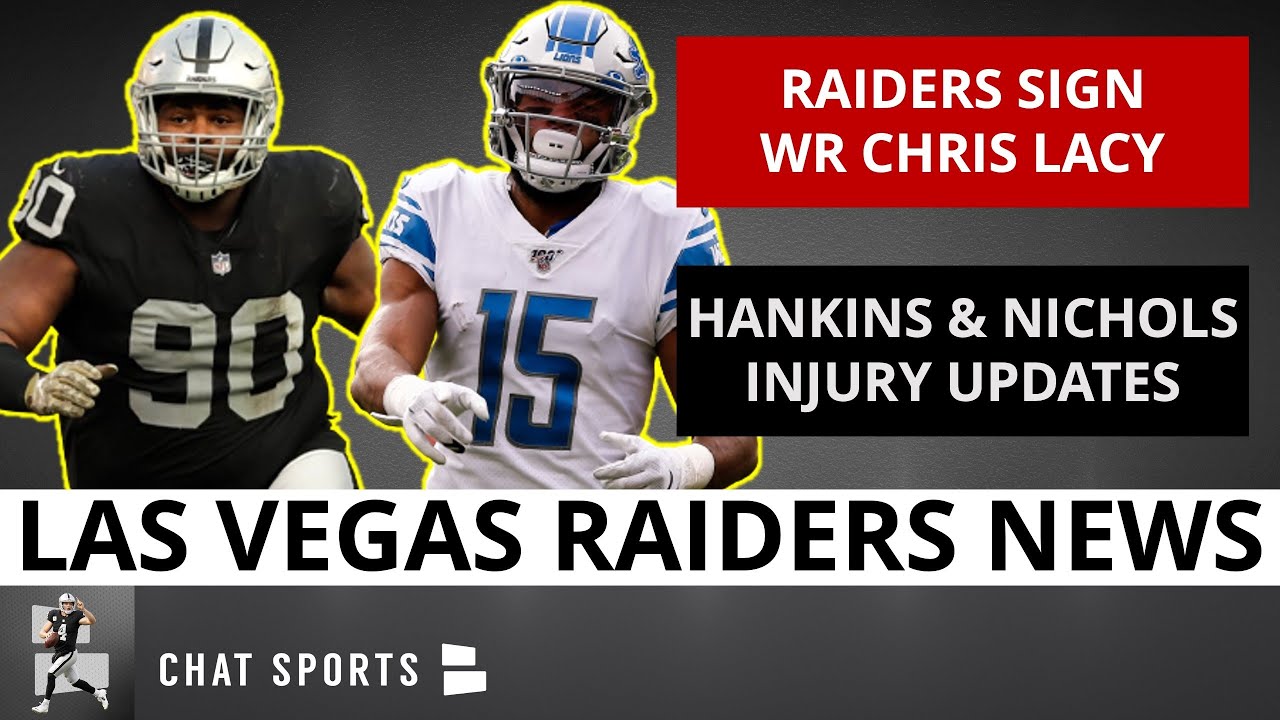 Raiders News Alert 🚨: Raiders Sign Wr Chris Lacy, Cut Jordan Veasy + Johnathan Hankins Injury News