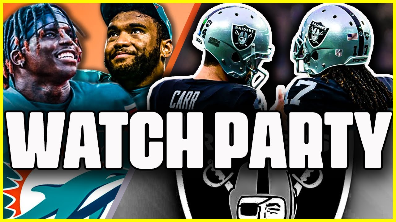 🔴 Raiders Vs Dolphins Live Play By Play & Reaction