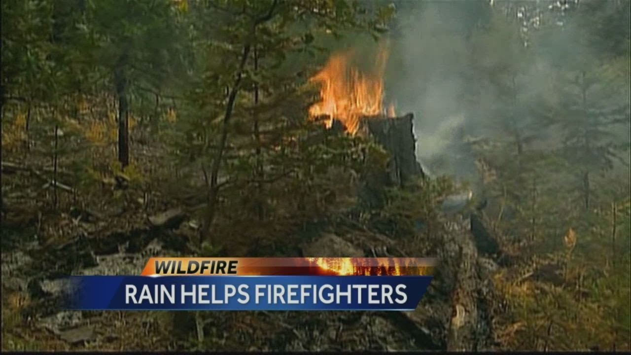 Rainfall Helps Control Massive King Fire