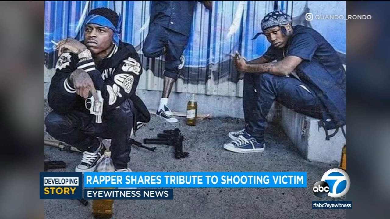 Rapper Quando Rondo Mourns Loss Of Friend Shot To Death At Gas Station Near Beverly Center | Abc7