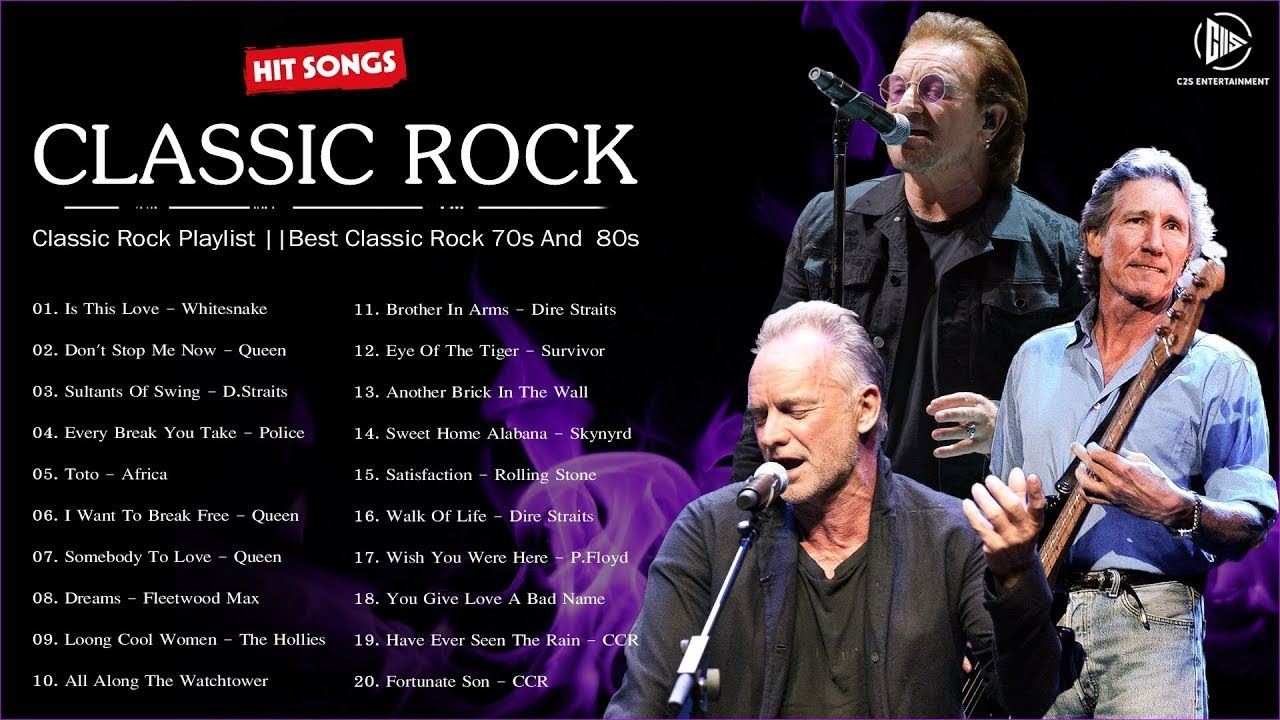 Rock Classic Spotify Playlist | Best Classic Rock 70s 80s | Queen, Dire Straits, The Police, Ccr