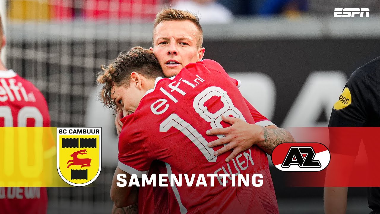 🔴 Rode Kaart & Keepersfout In Laatste Minuut 👀 | Samenvatting Sc Cambuur – Az