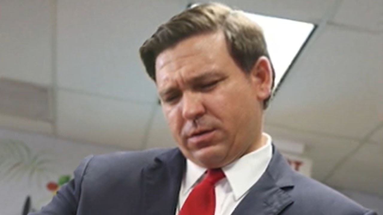 Ron Desantis Practices Trump Impression With Bland Attack On Fauci