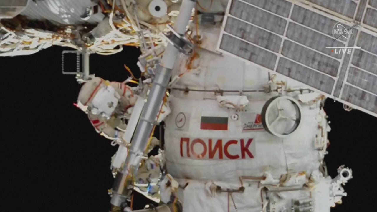 Russian Cosmonauts Perform Spacewalk Outside Iss I Live