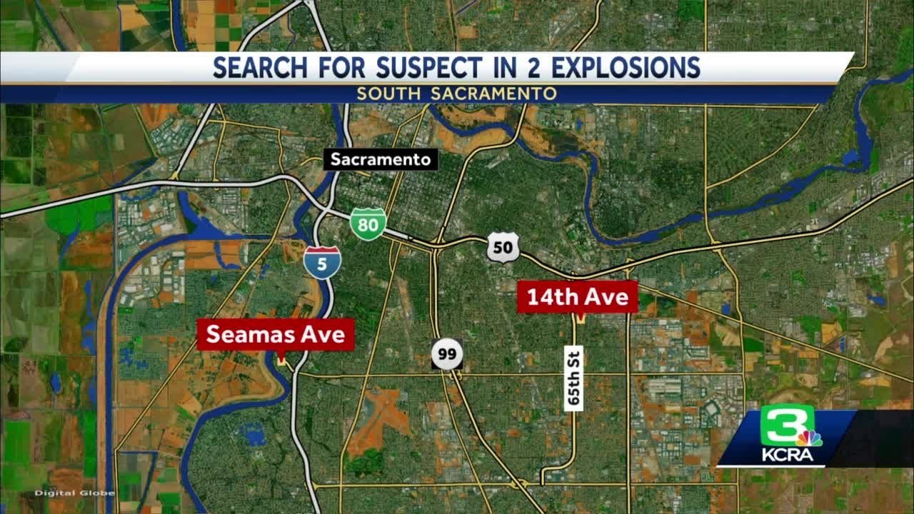 Sacramento Police Believe 2 Explosions In 2 Different Areas Related