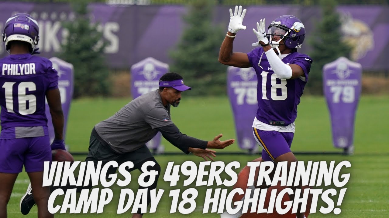 San Francisco 49ers & Minnesota Vikings Joint Training Camp Highlights! Vikings 9ers Camp Highlights