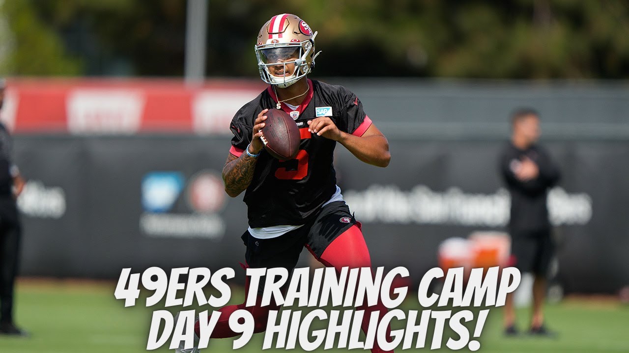 San Francisco 49ers Training Camp Day 9 Highlights! Trey Lance Deebo & Aiyuk Impressing!