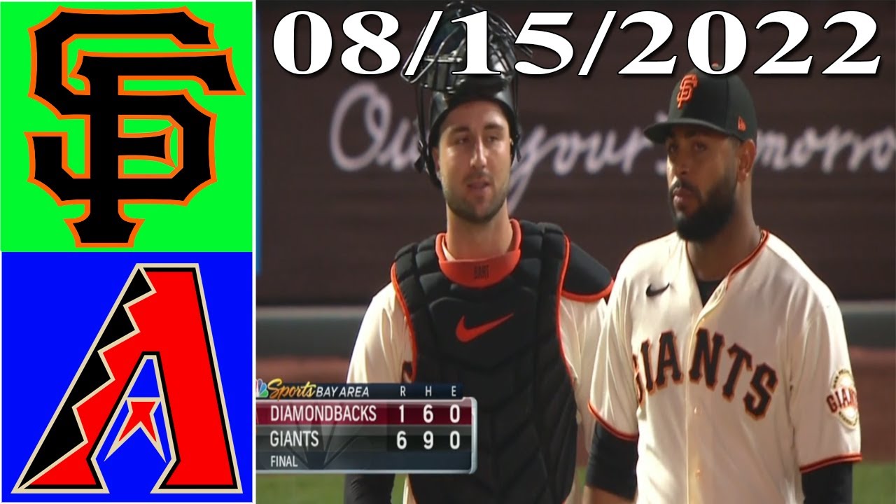 San Francisco Giants Vs Arizona Diamondbacks (8/15/2022) Full Game Highlights| Mlb Highlights 2022