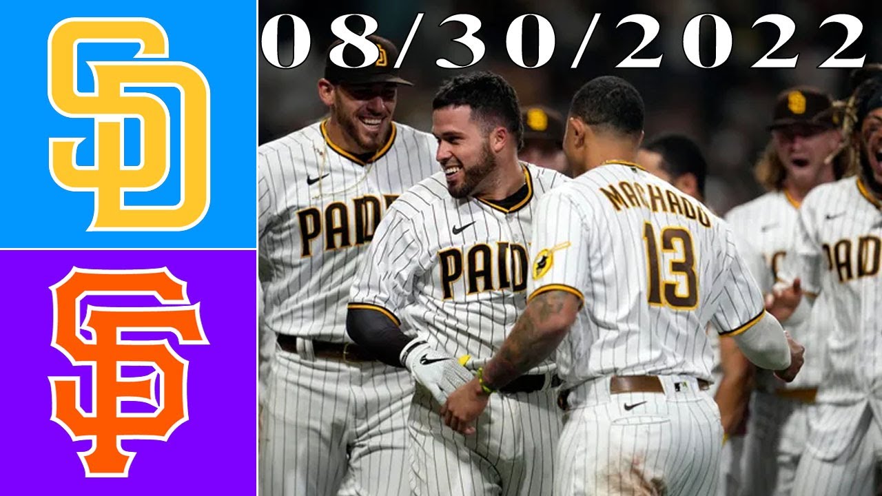 San Francisco Giants Vs San Diego Padres (8/30/2022) Full Game Highlights | Mlb Highlights