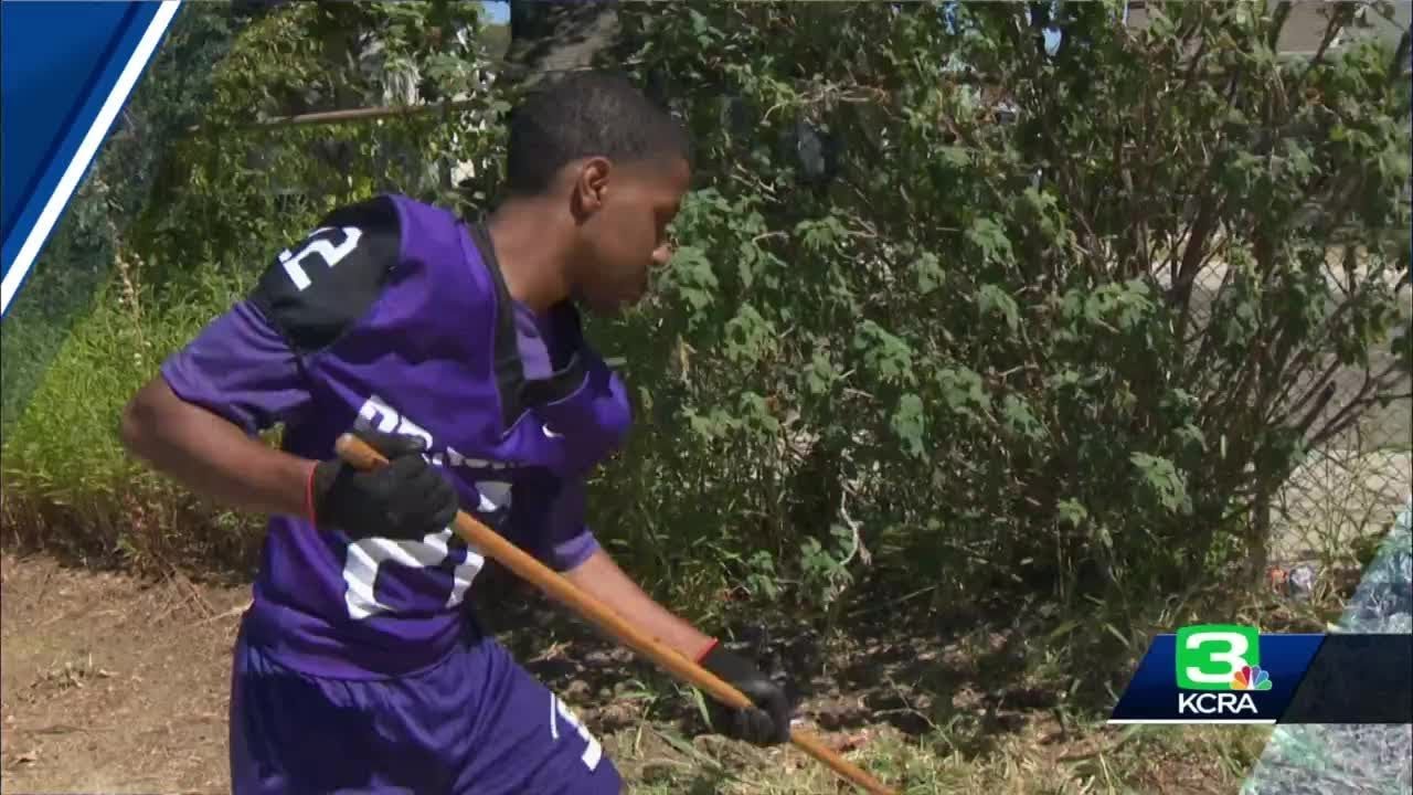 ‘says A Lot About School Spirit’: Sacramento Charter High School Football Players Clean Up Field