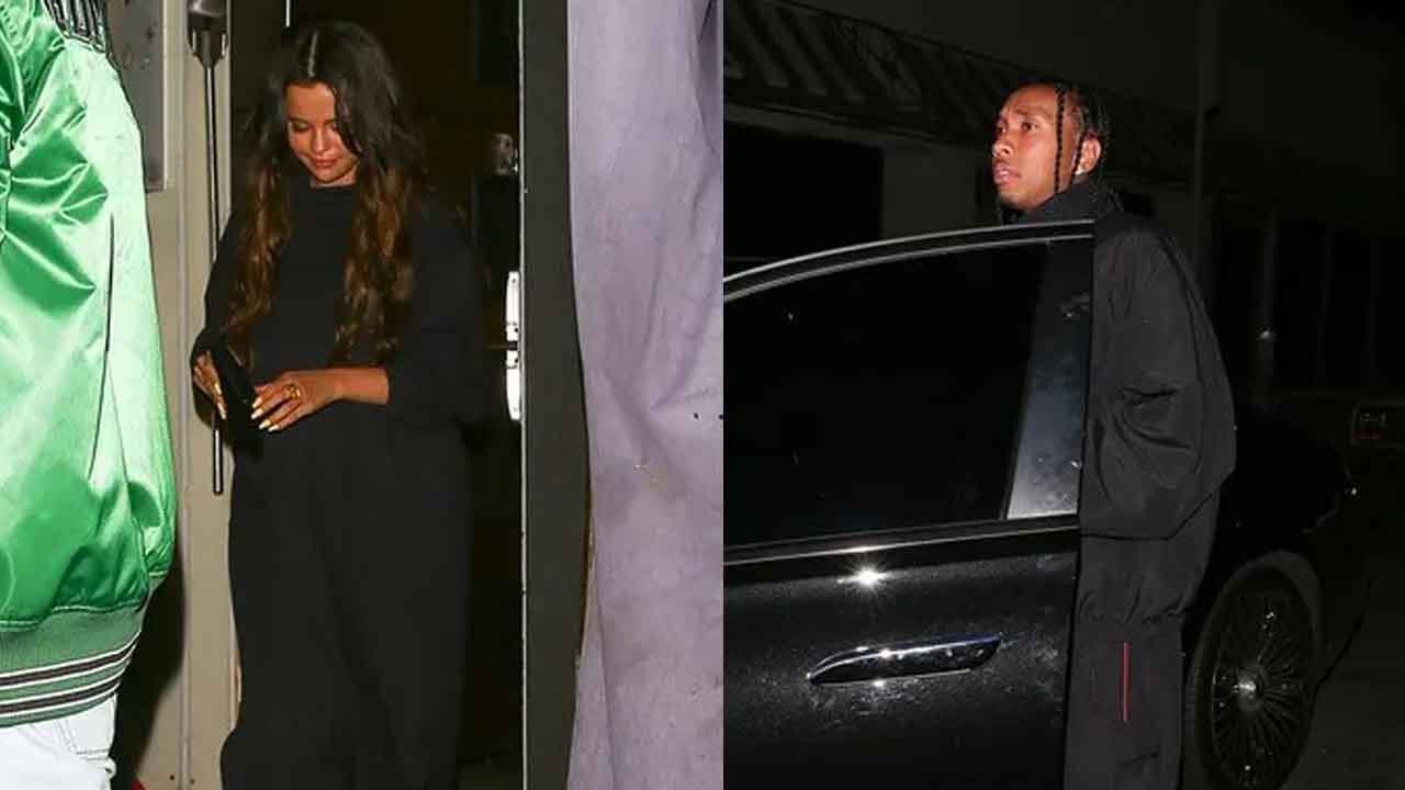 Selena Gomez Hanging Out With Tyga, Los Angeles.
