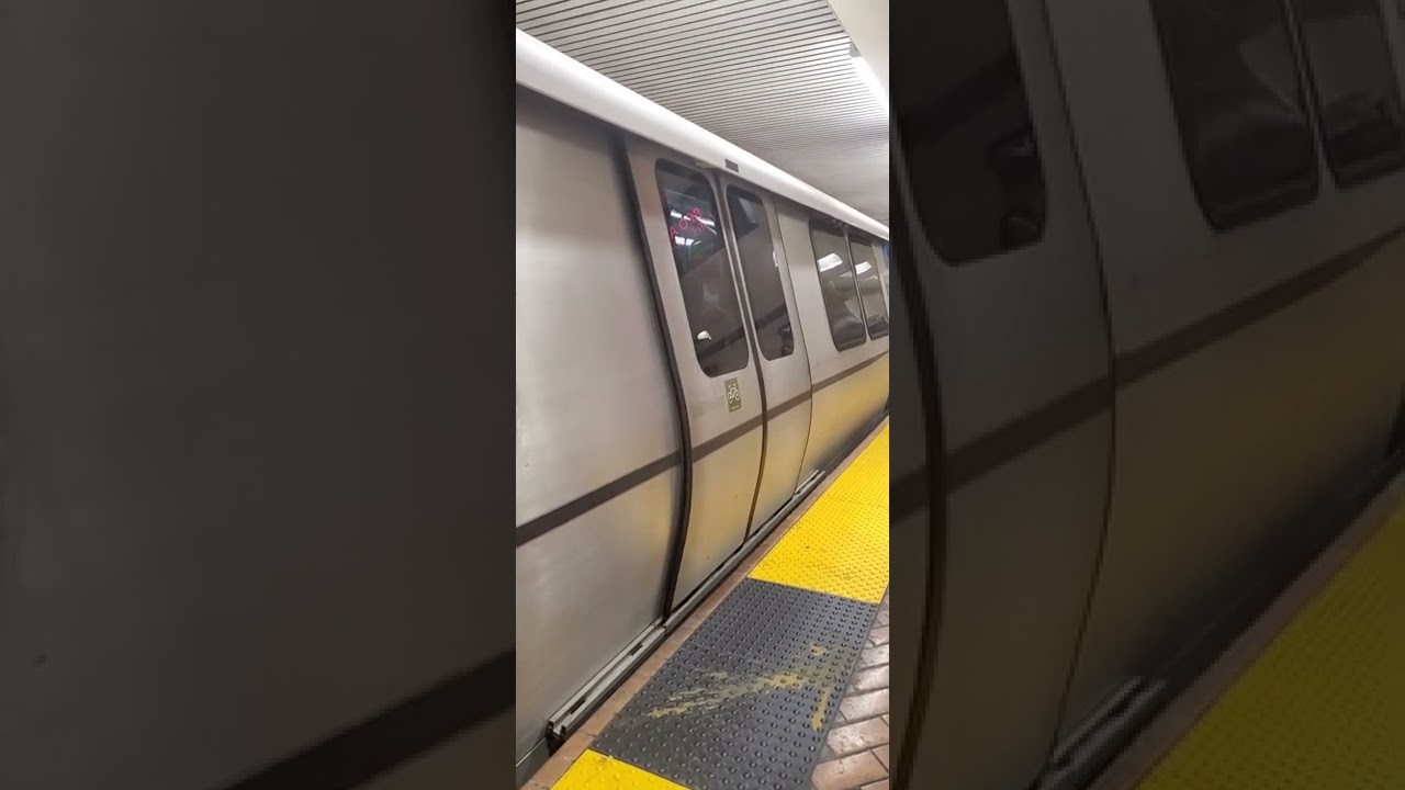 Sfo Airport Board Center Yellow Line 5 Car 3 Door