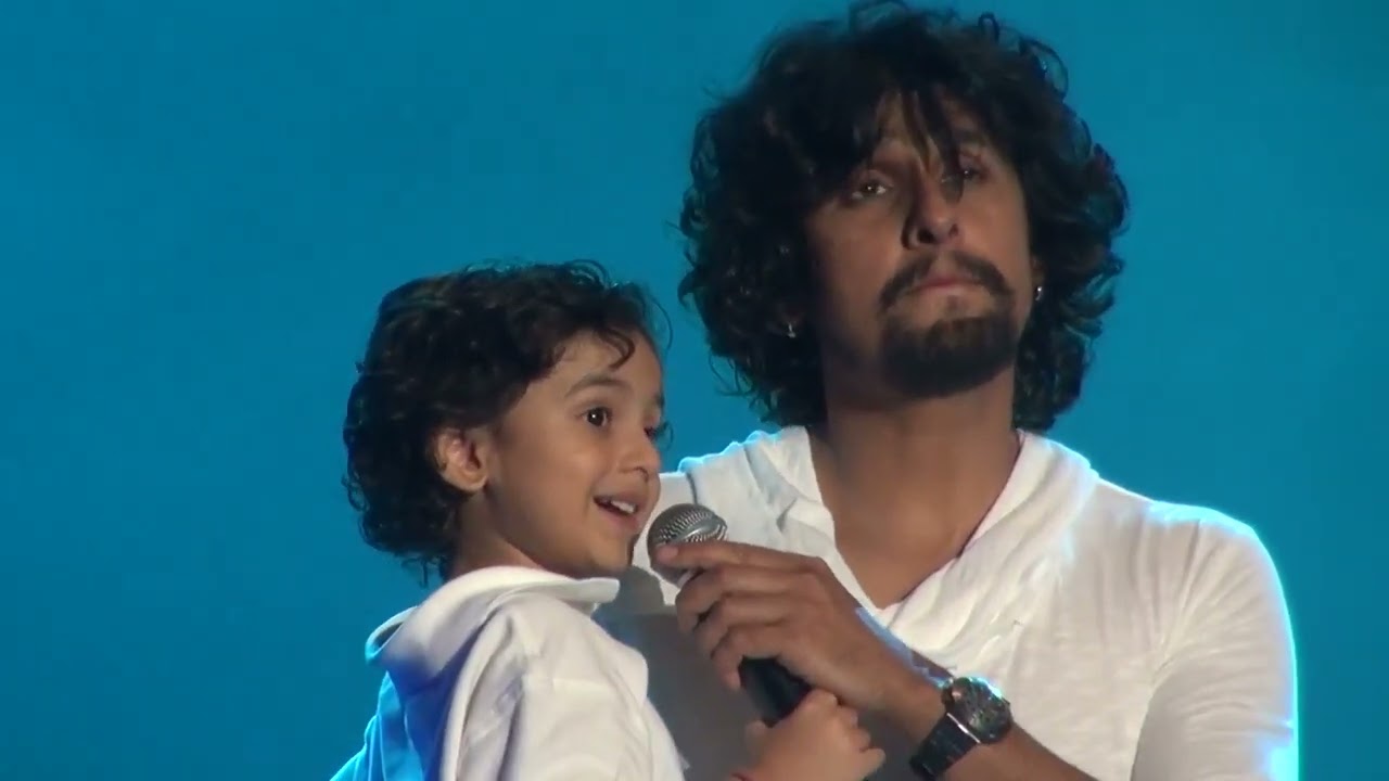 Sonu Nigam Sings With Son Neevan Nigam Live San Jose 2012