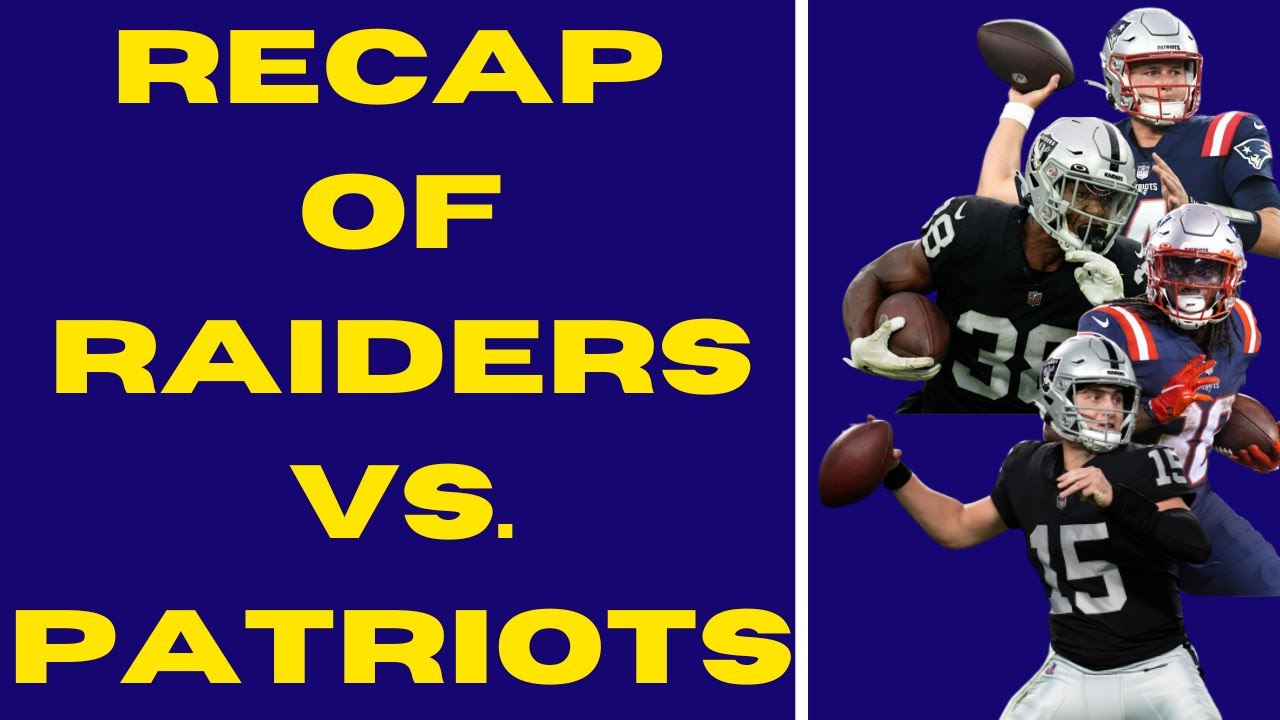 Standouts & Fizzouts: Las Vegas Raiders Vs. New England Patriots | The Sports Brief Podcast